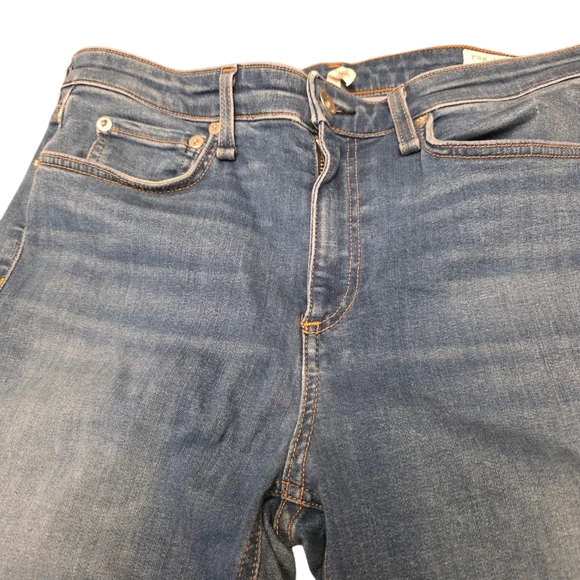Rag & Bone Cate Mid-rise Ankle Crop Light Blue Skinny Jeans Size 30 - Picture 5 of 14